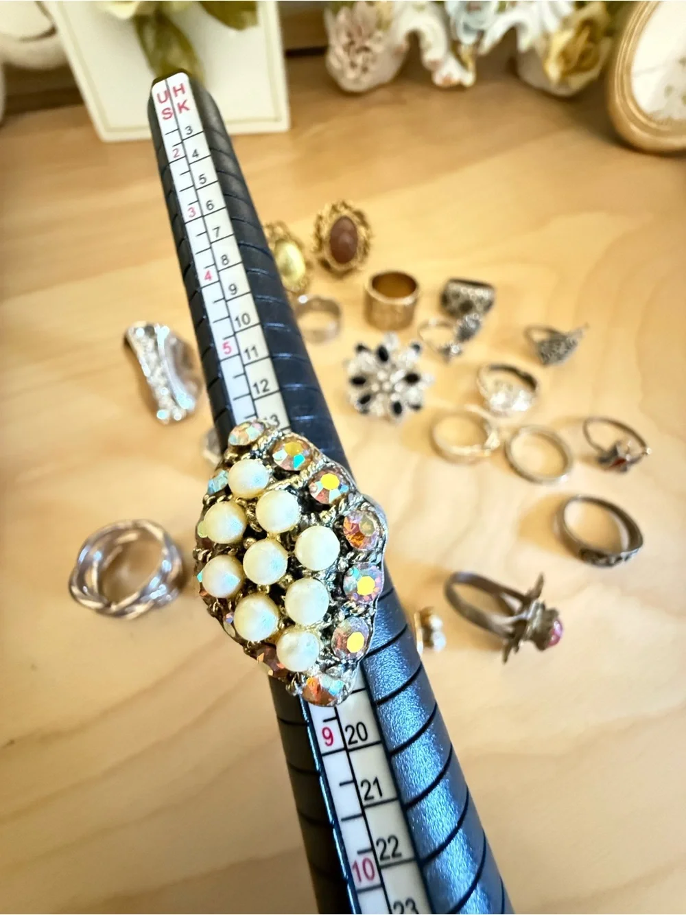 Vintage Old Costume Ring Lot